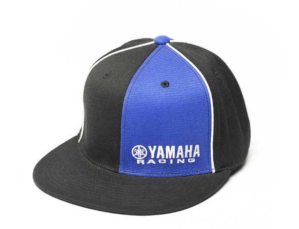 Factory Effex Yamaha Racing Flex-Style Hat / Black-Blue (S/M) 12-88074
