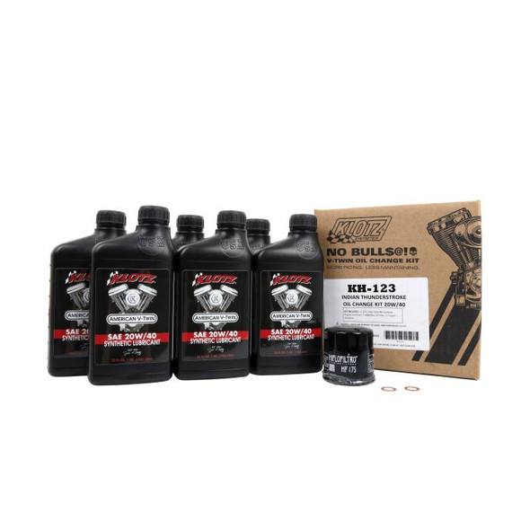 KLOTZ OIL CHANGE KIT INDIAN THUNDERSTROKE