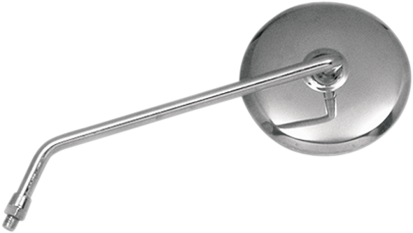 EMGO CB-Style Round Chrome Side View Mirror for Honda and Universal Applications (Part #20-30610)