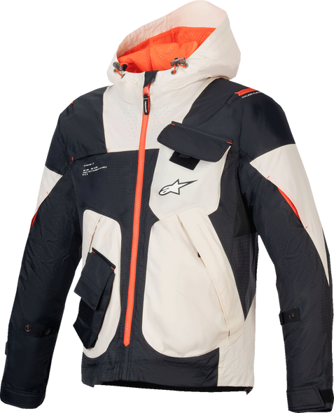 Alpinestars Mogress Air Jacket 3XL Black/Almond/Hot Orange with Advanced Ventilation and Impact Protection