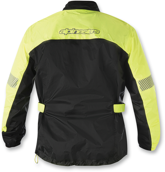 Alpinestars Hurricane Rain Jacket - Yellow/Black, Size Large (Part No. 3204617-551-L)