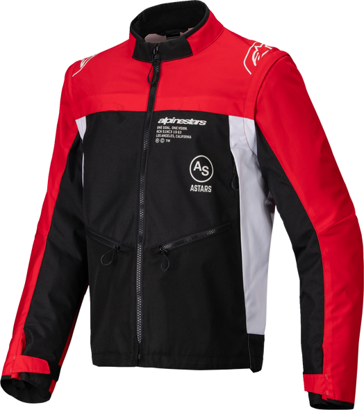 Alpinestars Pro-Dura Jacket - Black/Red/White, Size Large - Model 3700125-1342-L