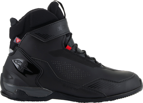 Alpinestars Austral GTX Touring Boots - Black/Dark Gray, US 13 / EU 47 - Waterproof Gore-Tex Motorcycle Shoes