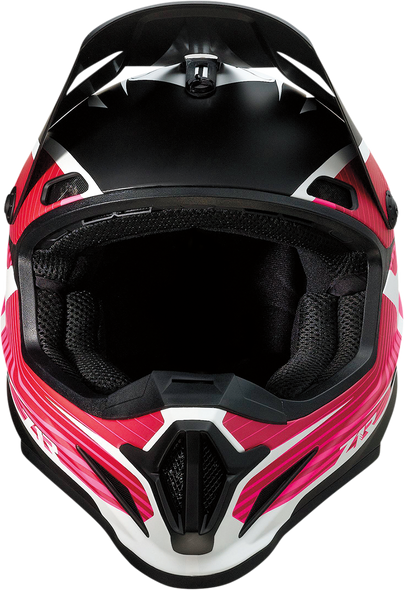 Z1R Rise Helmet Flame Pink 3XL with Enhanced Ventilation and Removable Liner