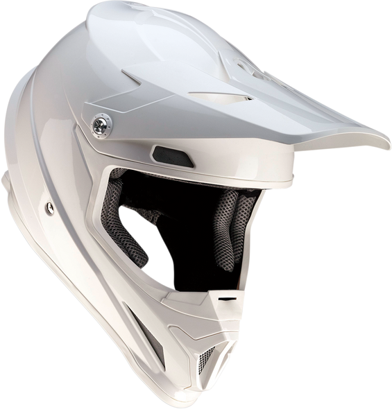 Z1R Rise Helmet Gloss White XL - Injection Molded Polycarbonate Shell with Advanced Ventilation