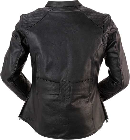 Z1R Women's 35 Special Motorcycle Jacket - Black, 2XL - Durable Cowhide Leather with Ventilation and Custom Fit Features