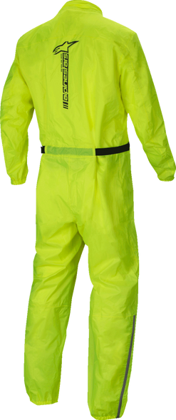Alpinestars Hurricane v2 Rainsuit - Yellow Fluo, Size Large (Part #3260125-55-L)