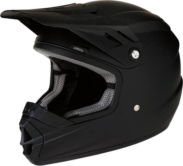 Z1R Youth Rise Helmet - Flat Black, Size Large (Part #0111-1158)