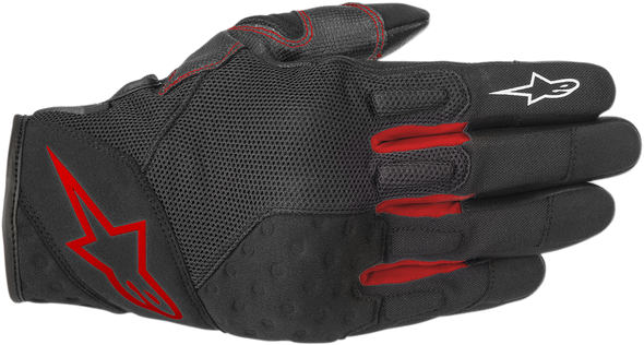 Alpinestars Crossland Gloves Black/Red 2XL (Part Number 3566518-13-2X)