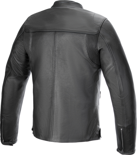 Alpinestars Blacktrack Leather Jacket 2XL * Versatile Motorcycle Riding Gear with Detachable Thermal Vest and Advanced Protection