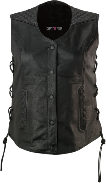 Z1R Women's Gaucha Vest in Black (Part Number 2831-0073)