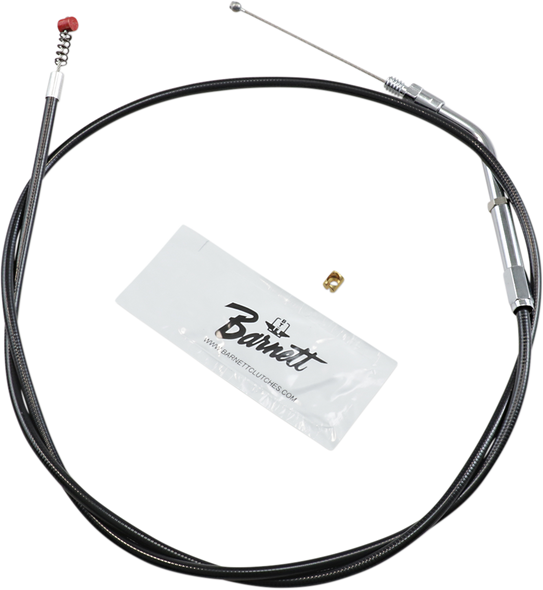 Barnett Black Vinyl Idle Cable - 39 Inch Length, +6 Inch Size - Part Number 101-30-40024-06