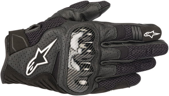 Alpinestars SMX-1 Air V2 Gloves - Black, Medium (Part #3570518-10-M)