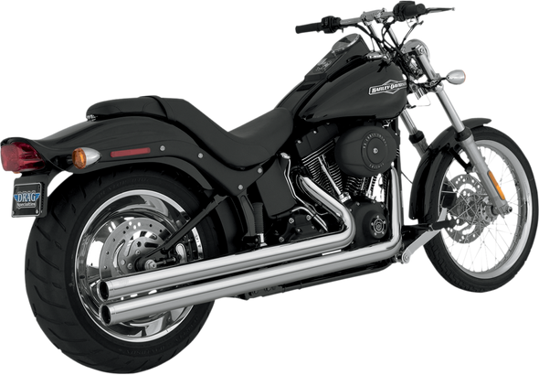Vance & Hines Big Shots Exhaust Chrome Long 17923 * High-Performance Motorcycle Exhaust System