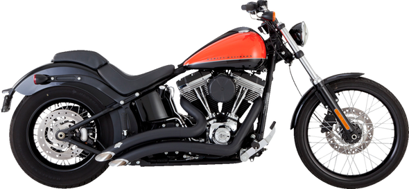 Vance & Hines 2-into-2 Big Radius Exhaust System with Matte Black Finish * Part 46079