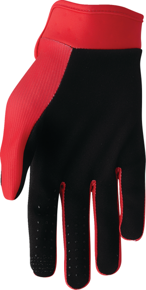 THOR LaunchMode Gloves - Red Large with TPR Coverage and Clarino Palm - Part 3330-8215