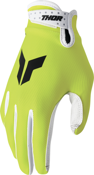 THOR LaunchMode Gloves - Acid, XS - Durable Polyester and TPR Hand Protection