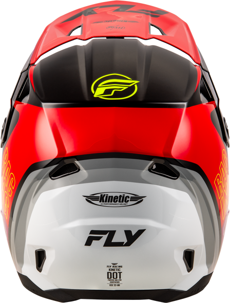 Kinetic Rally Helmet Red/Black/White 2x
