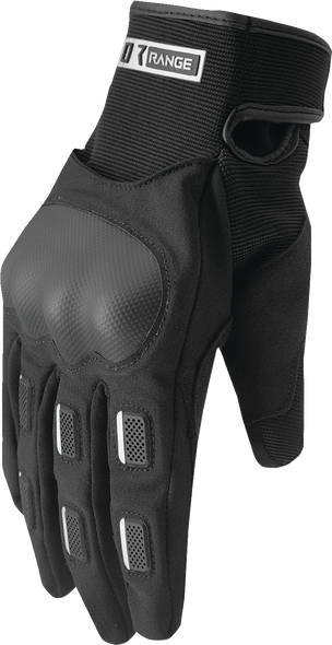 THOR Range Gloves 3XL Black - Waterproof and Breathable Motorcycle Gloves Model 3330-8262