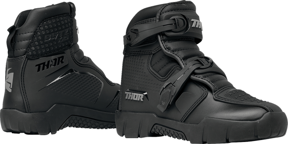 THOR Blitz XRS Boots - Black and Gray, Size 15 - Model 3410-3156