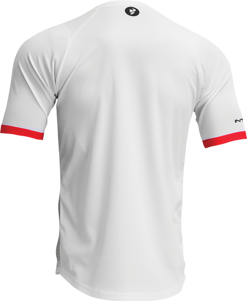 THOR Intense Assist Decoy Short-Sleeve Jersey - White/Camo, XL - Part No. 5020-0202