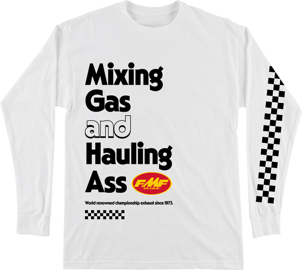 FMF World Famous Long-Sleeve T-Shirt in White - XL HO24119900WHTXL