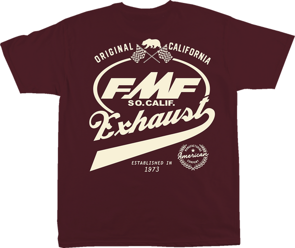 FMF Fuel T-Shirt - Maroon - Medium by FMF, Part Number FA24118912MRNMD