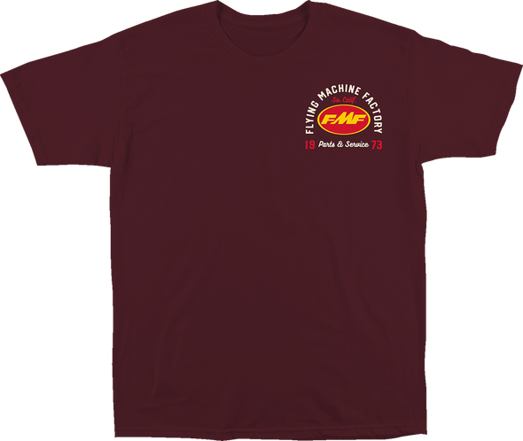 FMF Exhaust Supply T-Shirt - Maroon, Medium - FMF FA24118902MRNMD