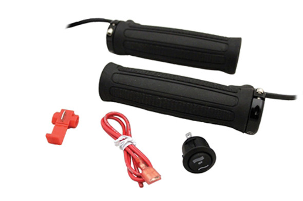 Symtec Heated Clamp-On Grip Kit With High/Low Round Rocker Switch 215049