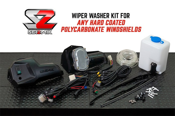 Seizmik UTV Windshield & Headlight Wiper Washer Kit 30011