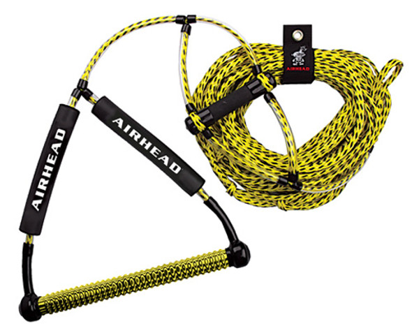 Kwik Tek Wakeboard Rope Phat Grip Trick Handle Yellow Ahwr-1