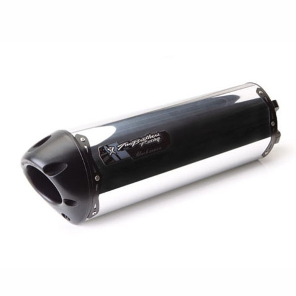 Two Brothers M-2 Black Series Slip-On Exhaust Carbon Fiber Canister 005-3210406V-B