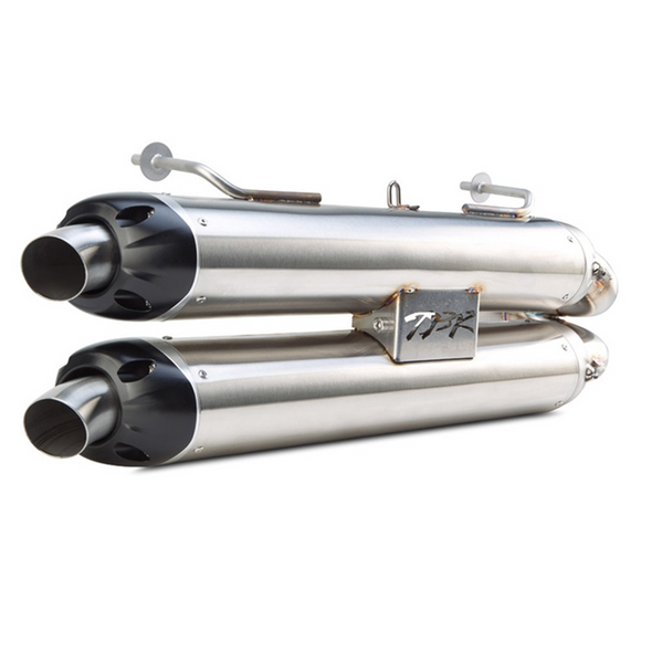 Two Brothers Rzr Xp1000 S1R Slip-On Dual Exhaust System - Ss Canisters 005-4120409D
