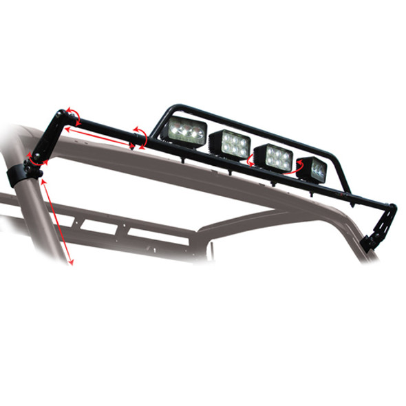 Seizmik Light Bar 1.75" Tubes W/Lights 12034