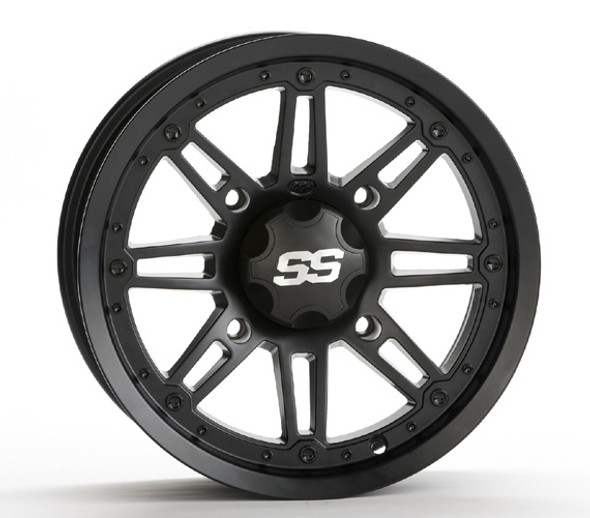 ITP Tires Ss Alloy Ss216 - Black Ops Matte Black - 12X7 (12Sb808Bx) 1228538536B