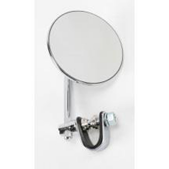 Emgo Mirror Oval Mtl W/Clamp 20-34832