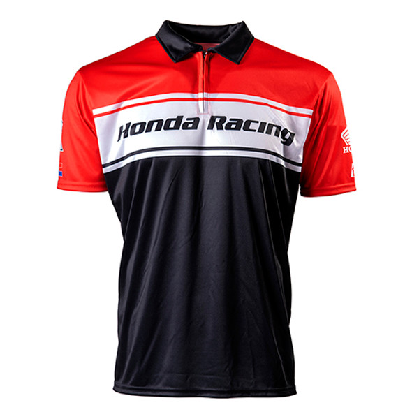 Factory Effex Honda Team Men'S Pit Shirt / Red-Black-White (M) 23-85302