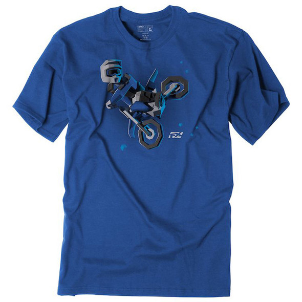 Factory Effex Fx Moto Kids Blue Youth T-Shirt / Blue (Xl) 19-83726
