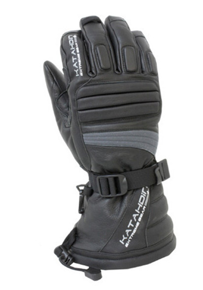 Katahdin Gear Torque Leather Snowmobile Glove Grey-Xl 84183805