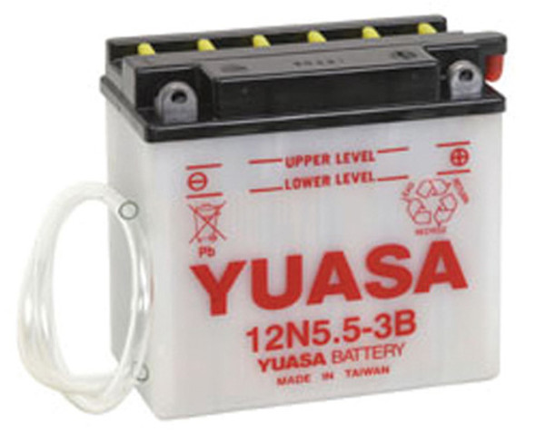 Yuasa 12N5.5-3B Conventional 12 Volt Battery Yuam2255B