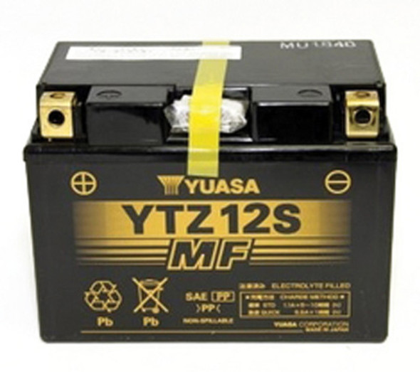 Yuasa Ytz12S Factory Activatedmaintenance Free 12 Volt Batt Yuam7212A