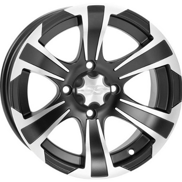 ITP Tires Ss Alloy Ss312 Black W/ Machined - 14X6 (14Ss703Bx) 1428448536B