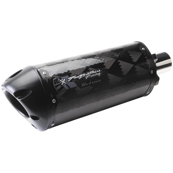 Two Brothers M-2 Silver Series Full Exhaust Carbon Fiber Canister 005-3270107V2-B