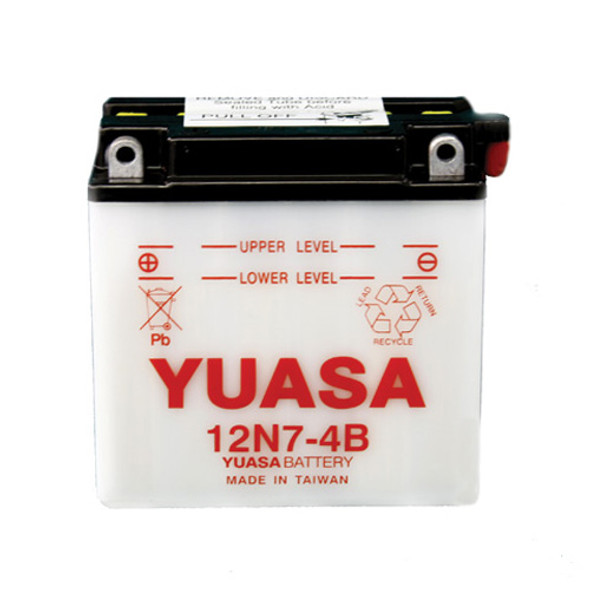 Yuasa 12N7-4B Conventional 12 Volt Battery Yuam2270B