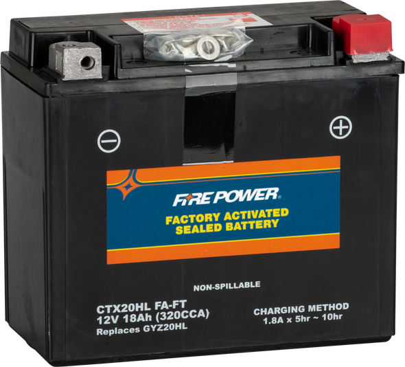 Fire Power Battery Ctx20Hl (Fa) Ft Sealed Factory Activated Ctx20Hl (Fa) Ft