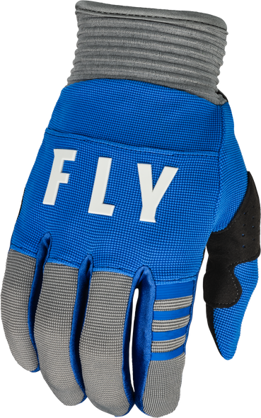 Fly Racing F-16 Gloves Blue/Grey Lg 376-912L