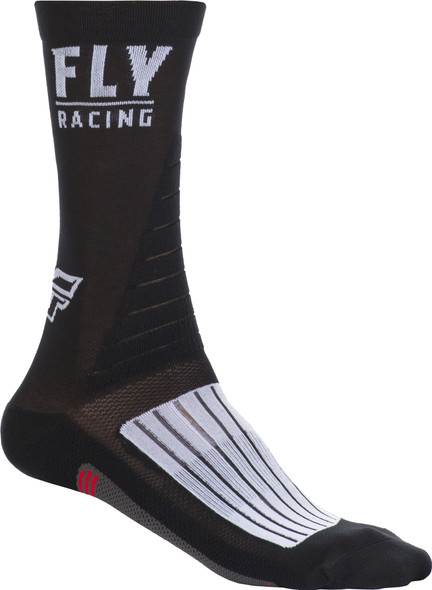 Fly Racing Fly Factory Rider Socks Black/White/Red Lg/Xl Spx009600-A2