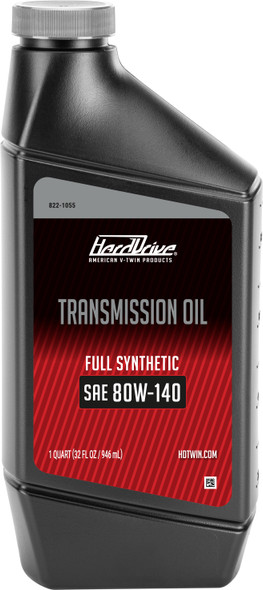 Harddrive Transmission Oil Synthetic 80W-140 1Qt 198295