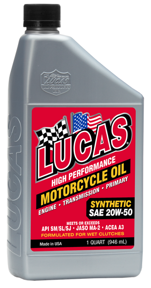 Lucas Synthetic High Performance Oil 20W-50 1Qt 10702