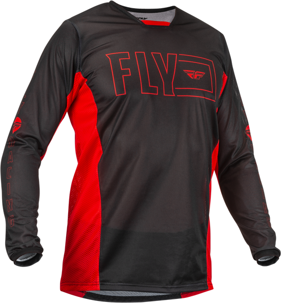 Fly Racing Kinetic Mesh Jersey Red/Black Md 376-314M